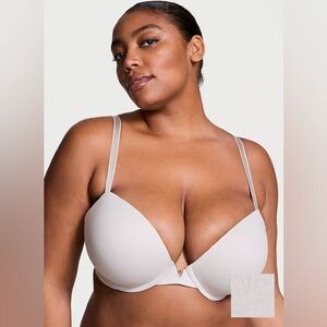 Victoria secret smooth push up bra silver pearl